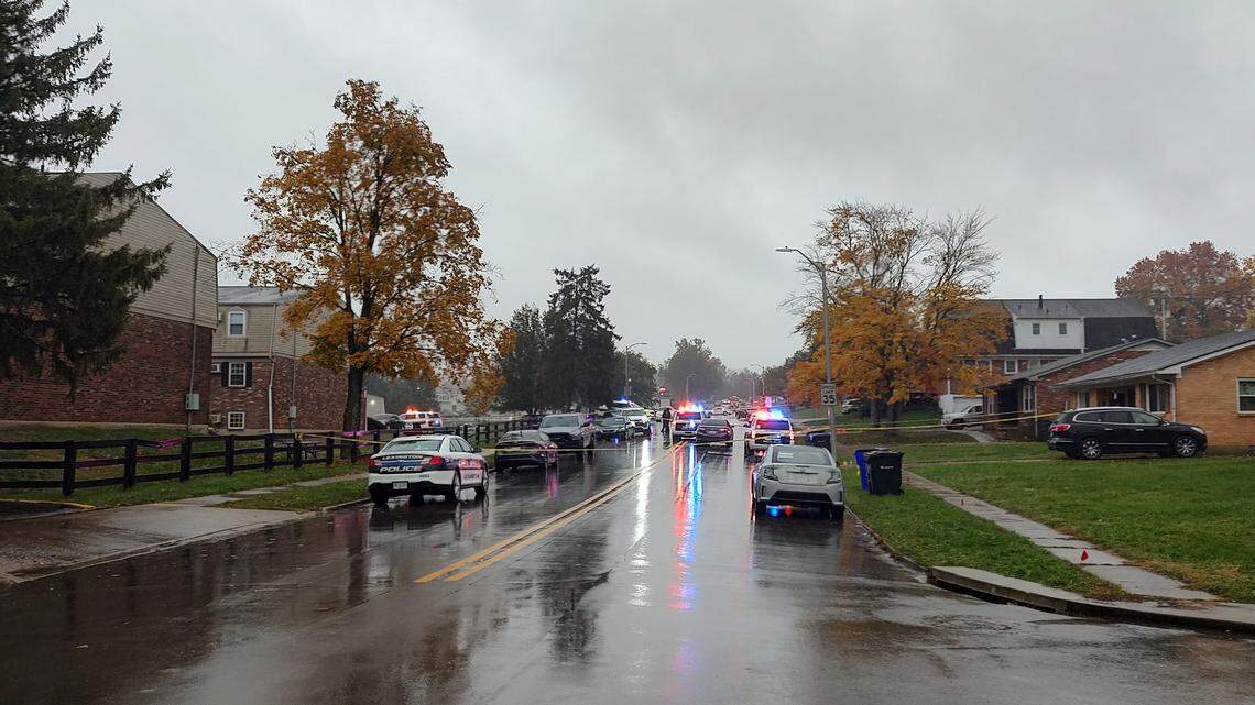 A man died after being found shot in the parking lot of an apartment complex on Centre Parkway in Lexington Friday afternoon.