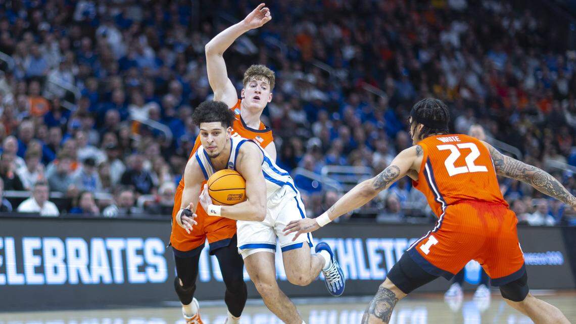 Box score from Kentucky basketball’s NCAA Tournament round-of-32 win over Illinois