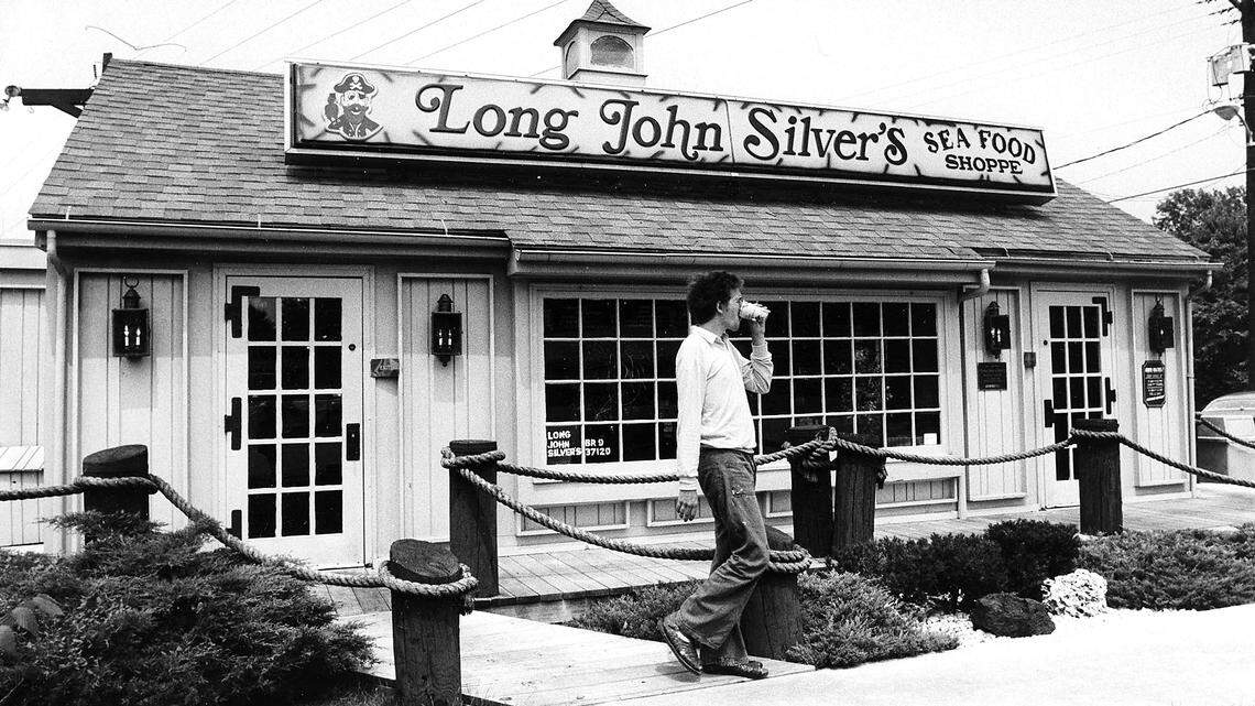 Gene Stathas leaves after dinning June 8, 1981 at the very first Long John Silver’s location at 301 Southland Drive in Lexington. Origionally called the Cape Codder, Jerrico Inc. renamed it Long John Silver’s and opened for business on Aug. 18 1969.