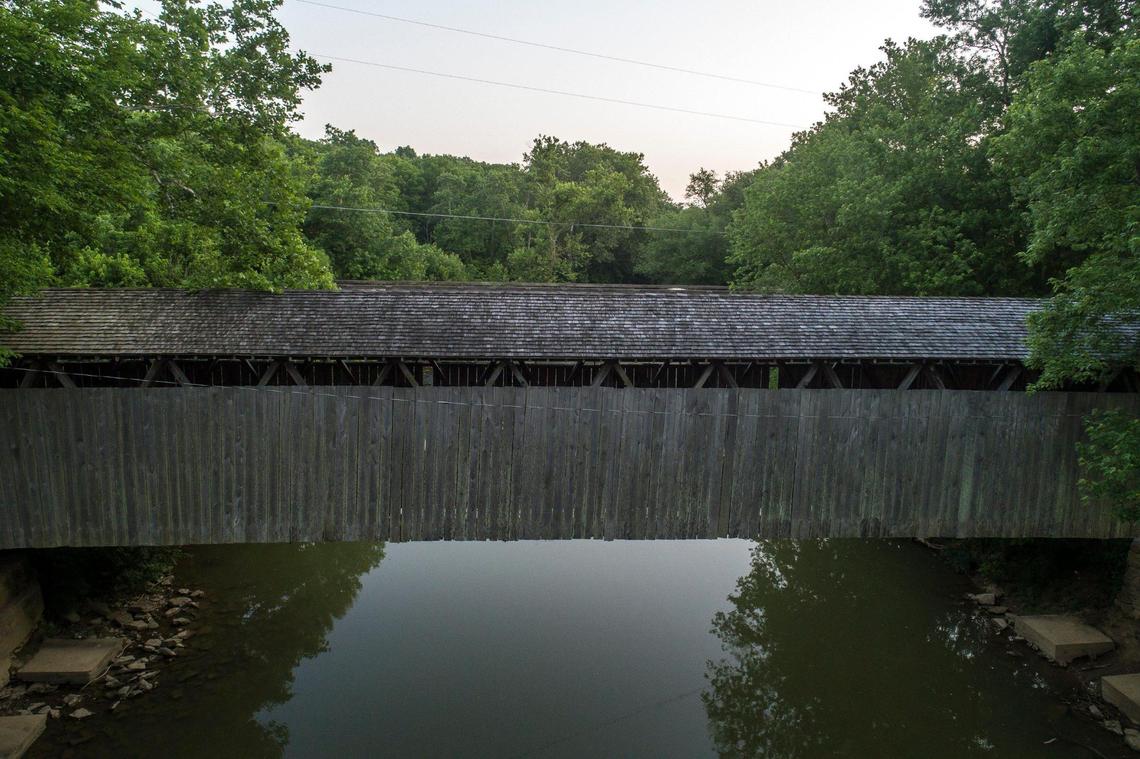 The Switzer Bridge is located in Franklin County, Ky., and crosses the North Fork of Elkhorn Creek. The bridge was originally built in 1855.