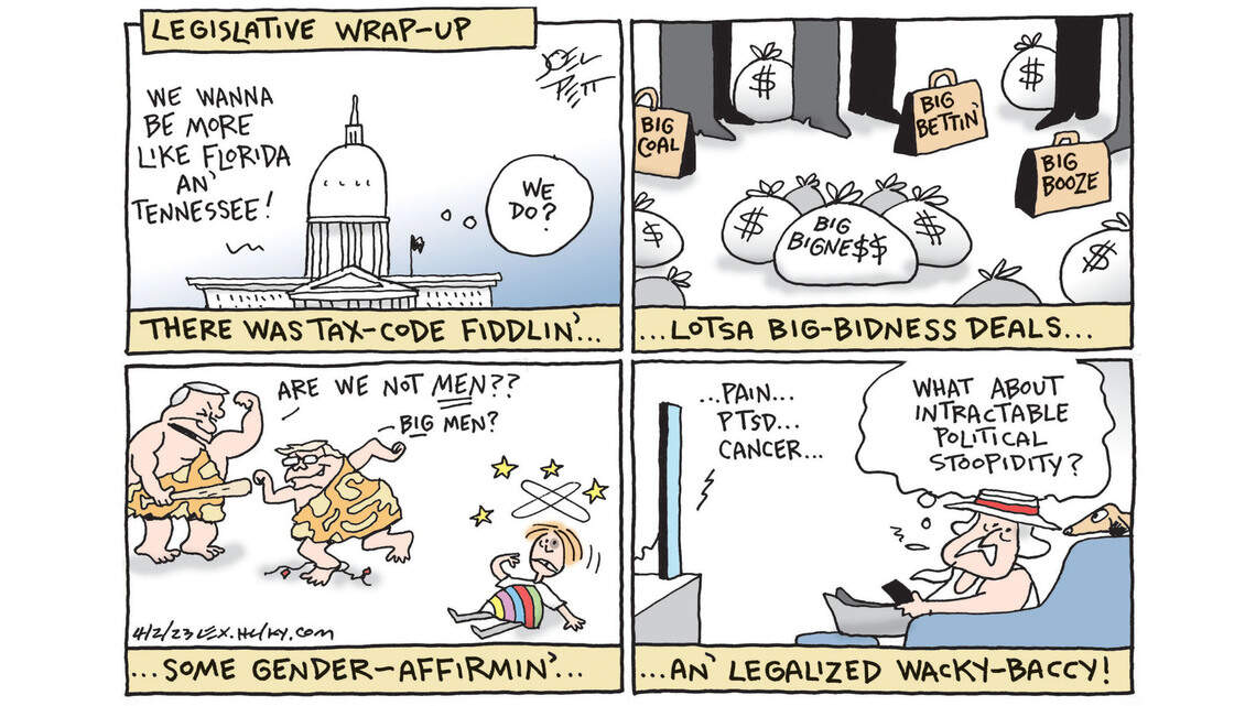 Joel Pett: The Ky legislative session that was