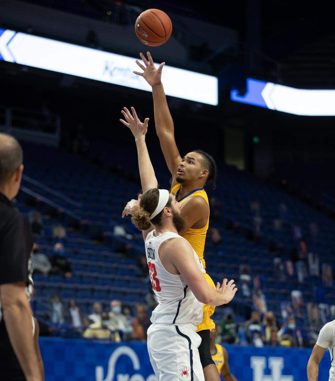 Morehead State Eagles forward Johni Broome (4) was not heavily recruited in high school but has quickly blossomed since his arrival in Kentucky.