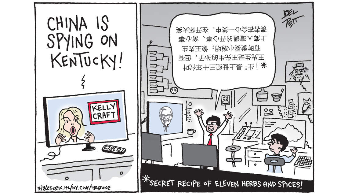Joel Pett: Finger-licking good data