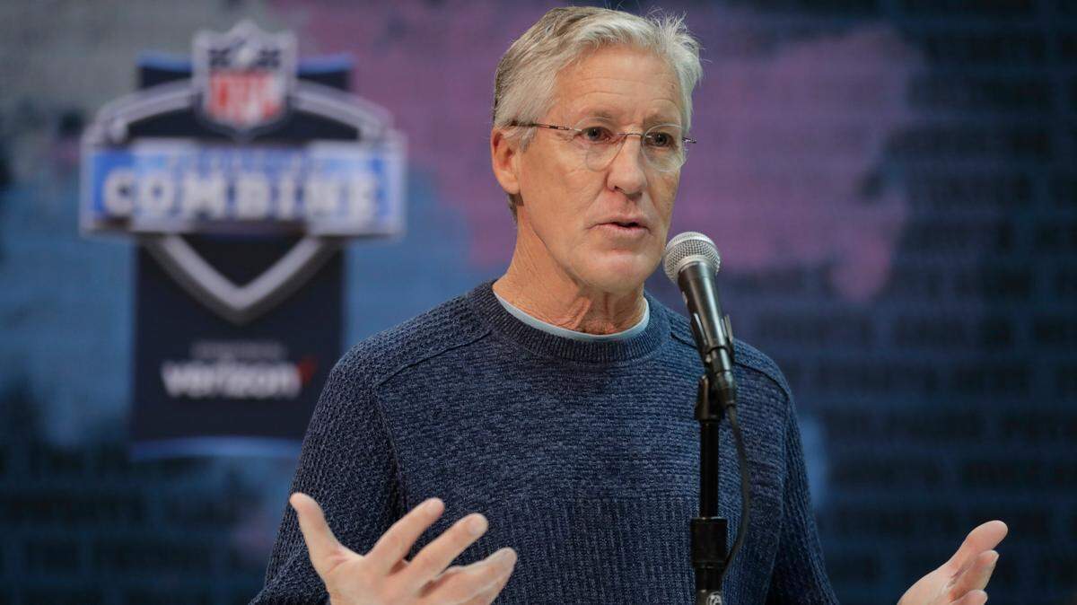 “Anything that’s directed in terms of safety for the players is a good idea, as far as I’m concerned,” Seahawks Coach Pete Carroll said during the 2019 NFL Combine.