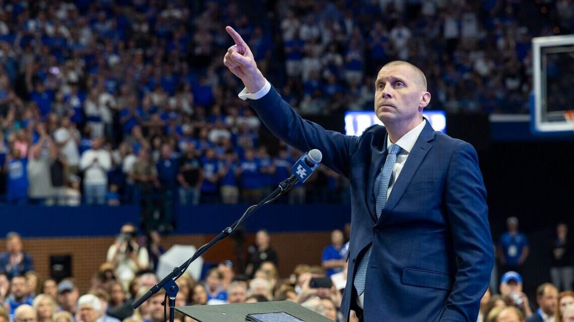 Mark Pope has been busy recruiting since he became Kentucky’s coach. Here’s his next stop.