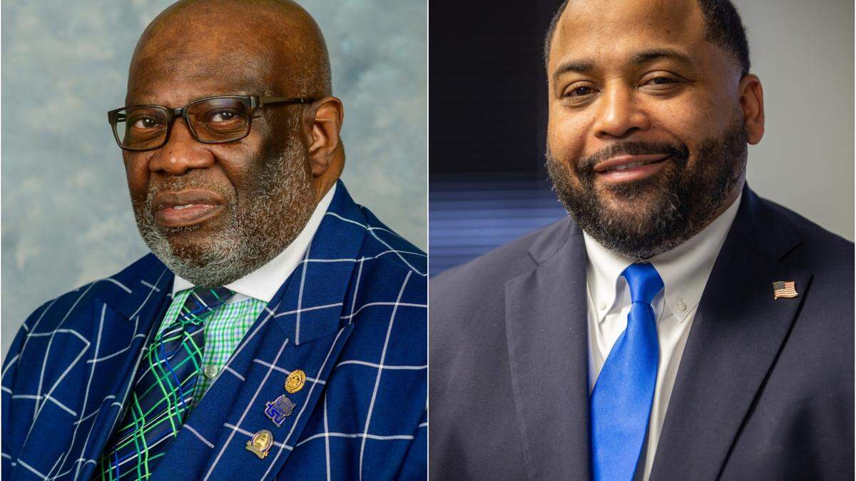 Rep. George Brown, D-Lexington, and challenger Daniel Whitley.