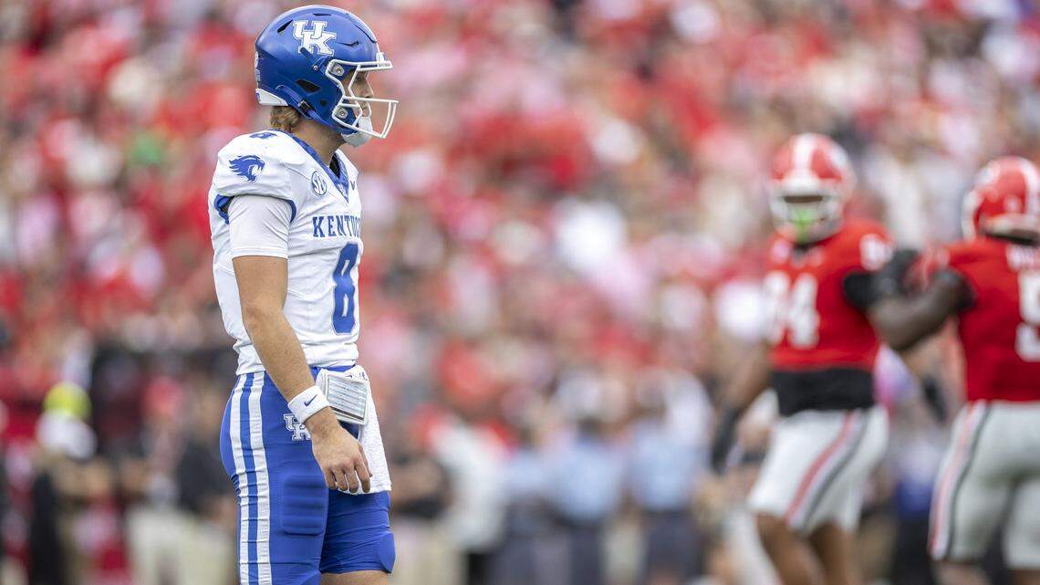 Kentucky football’s downward spiral continues with blowout loss at Georgia