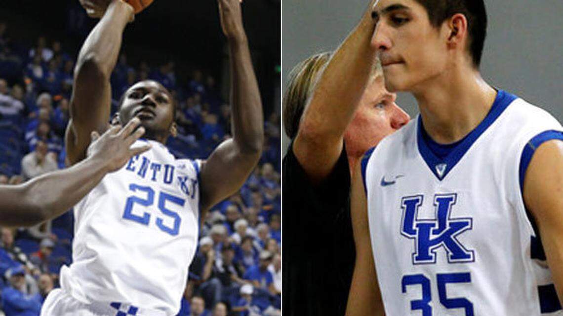 Dominique Hawkins, left, and Derek Willis