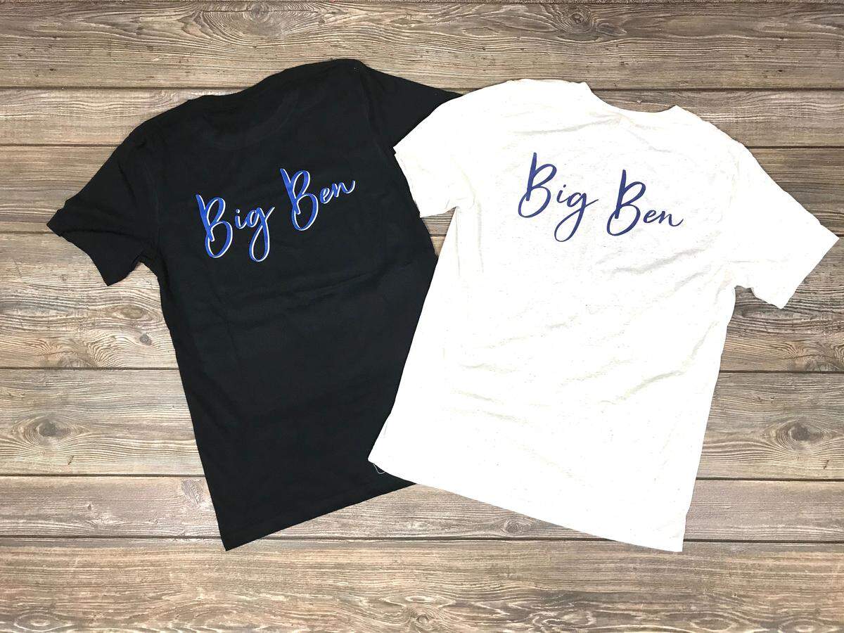 This is the back of the T-shirt designed to commemorate University of Kentucky baseball player Ben Jordan joining the UK basketball team as a practice player.
