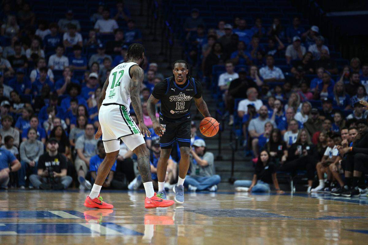 Eric Bledsoe helped lead La Familia to a victory over Herd That in the third round of the TBT in Rupp Arena on Tuesday night.
