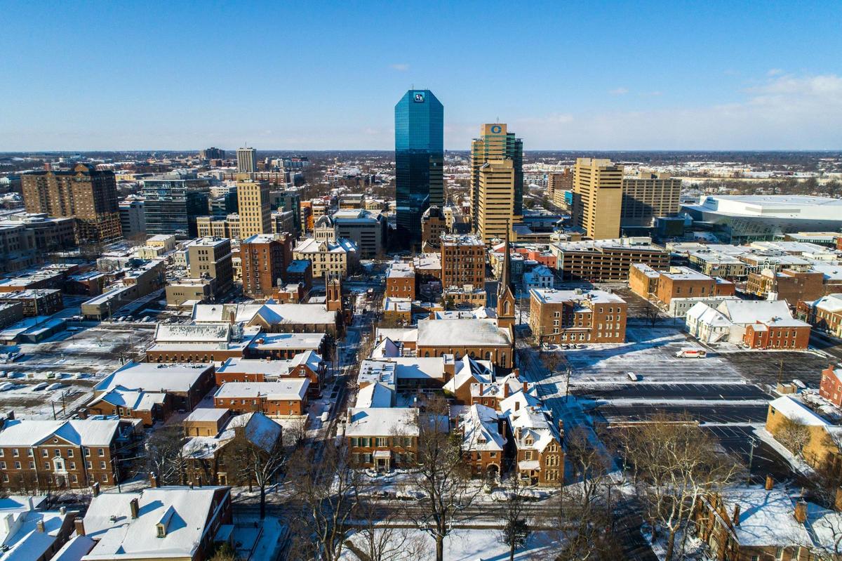 The National Weather Service reported 4.5 inches of snow fell in Lexington, Ky., on Friday, March 11, 2022.