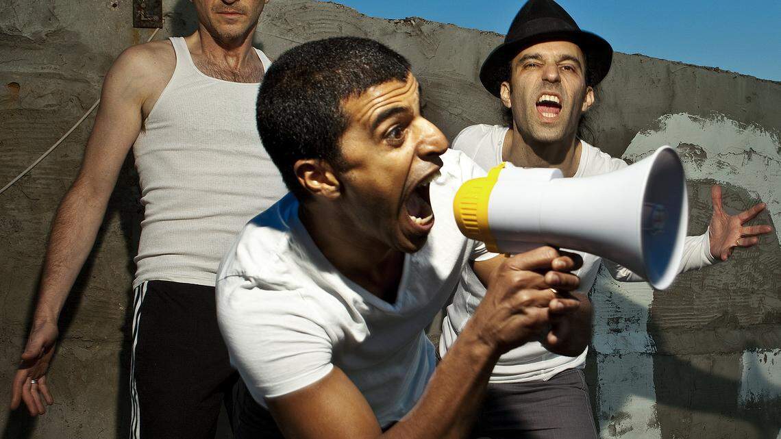 Balkan Beat Box is composed of Ori Kaplan, left, Tomer Yosef and Tamir Muskat.