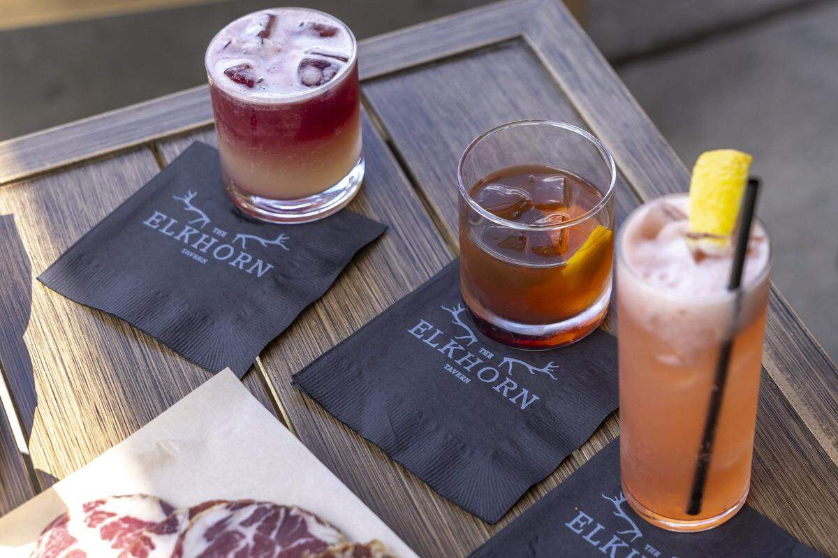 Named for the Town Branch of the Elkhorn Creek that runs alongside it, the Elkhorn Tavern features a formidable drink menu that includes a variety of cocktails featuring Barrel House's signature spirits.