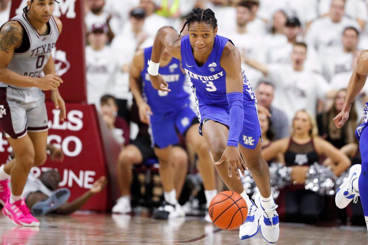 Kentucky freshman TyTy Washington said he took inspiration from UK’s women winning the SEC Tournament in upset fashion over No. 1 South Carolina last weekend. “It just shows that all Kentucky sports have that same kind of mindset. . . . We’re never going to give up no matter who we’re playing against.”