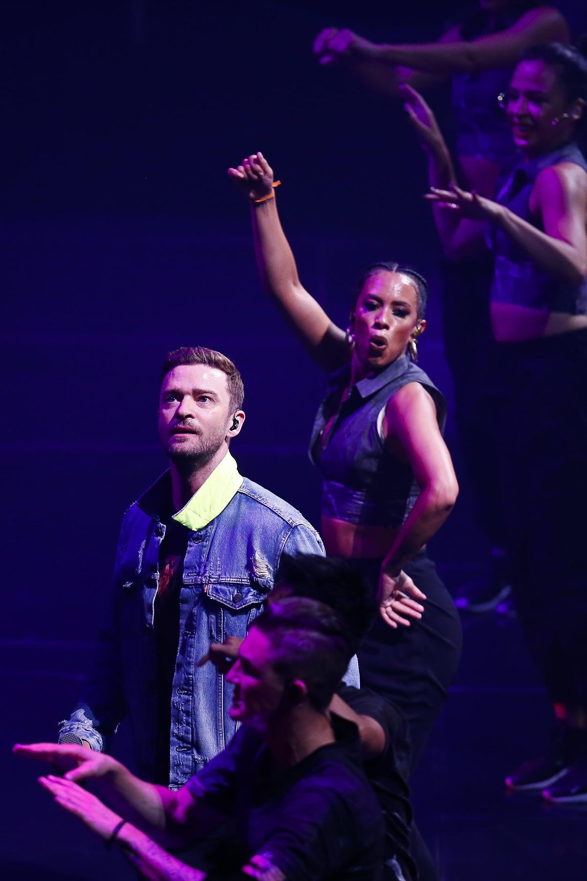 Justin Timberlake performed during the Man of the Woods tour Wednesday at Rupp Arena in Lexington.