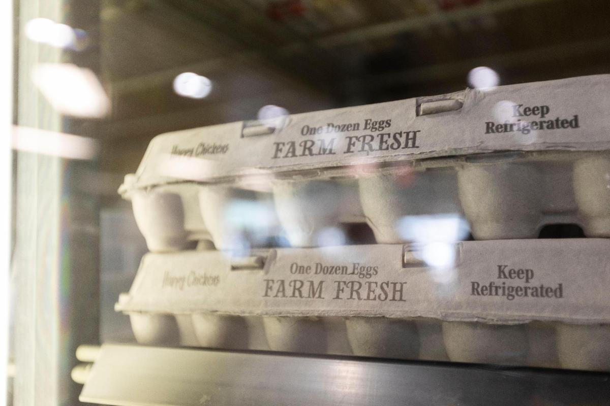 Farm fresh produce at Locals Food Hub & Pizza Pub in Frankfort, Ky., June 16, 2023.