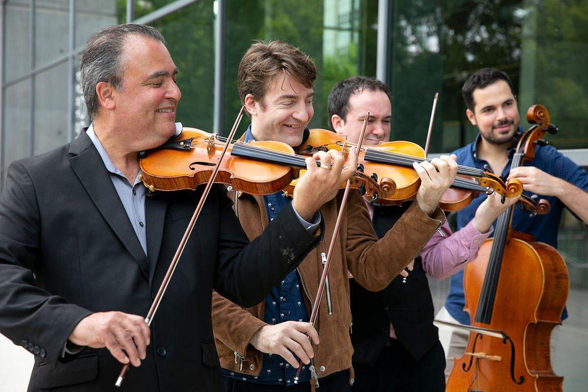 Turtle Island Quartet blends classical and jazz musical sensibilities. The group will perform at Singletary Center for the Arts on Feb. 26. Tickets are available.