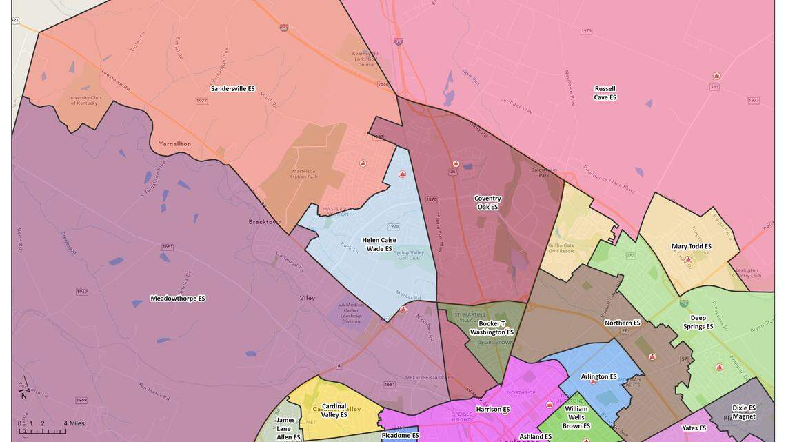 Hundreds of Fayette County students would move schools under proposed redistricting plan