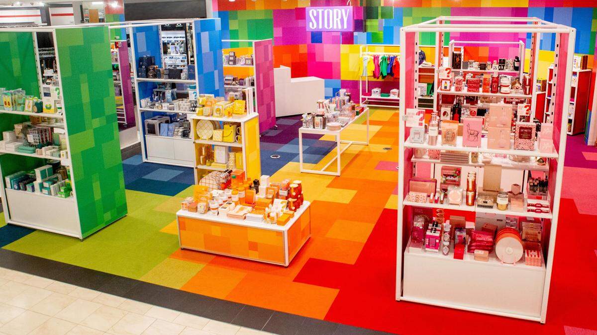 The Story boutique at Macy’s at Fayette Mall will feature more than 400 items curated by color. It’s part of Macy’s re-invention plan, designed to draw shoppers looking for an experience.