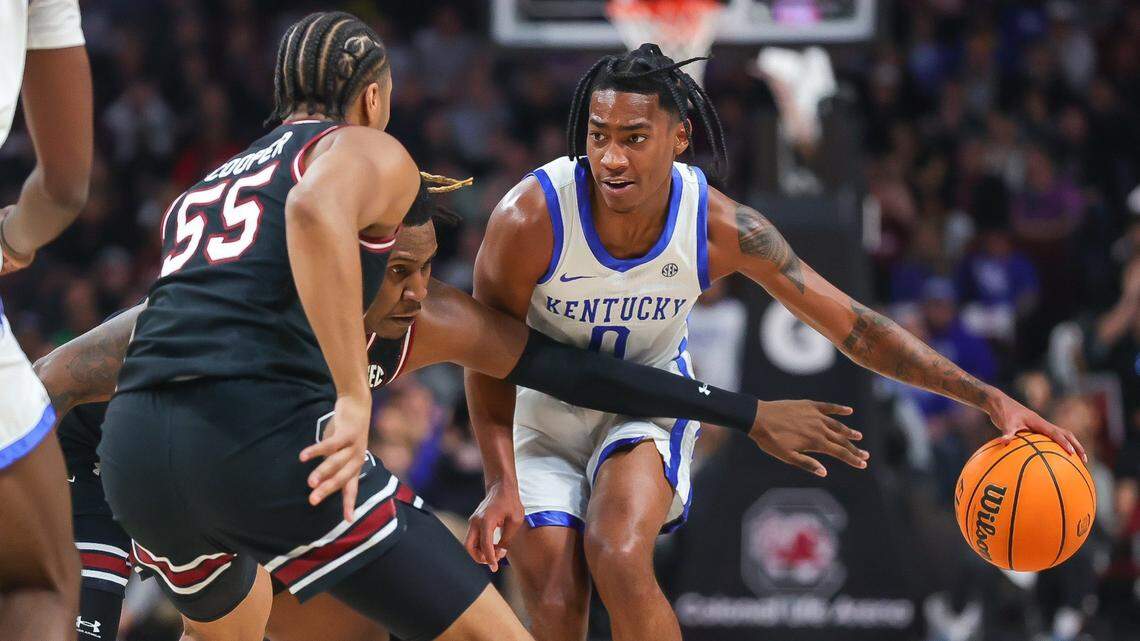 Box score from No. 6 Kentucky basketball’s 79-62 SEC loss at South Carolina