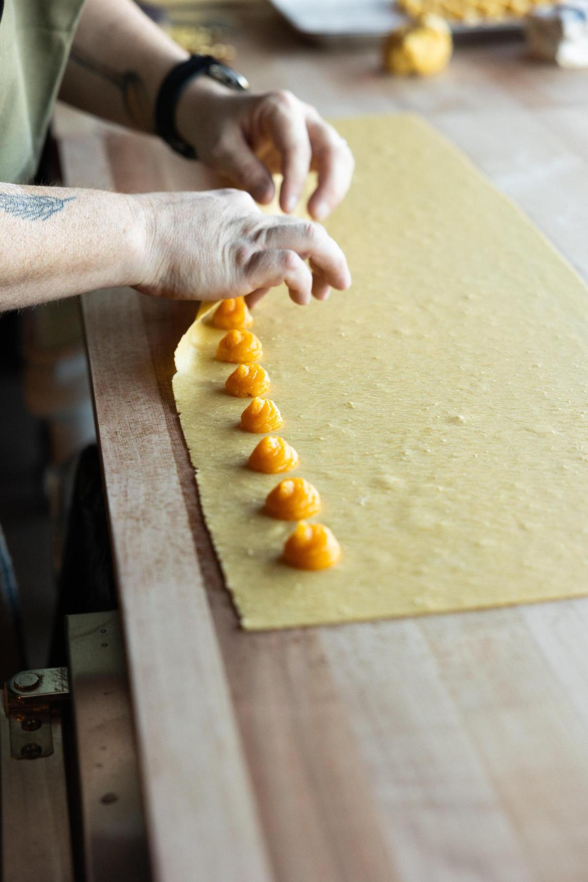 All pastas are made fresh in-house during dinner service at Mileta, a contemporary Italian-inspired restaurant located at Fayette Mall. “We’re a restaurant that has pasta, but nothing’s authentic Italian or Italian American and so it’s taking little bits and pieces from everywhere,” said chef Alex Green.