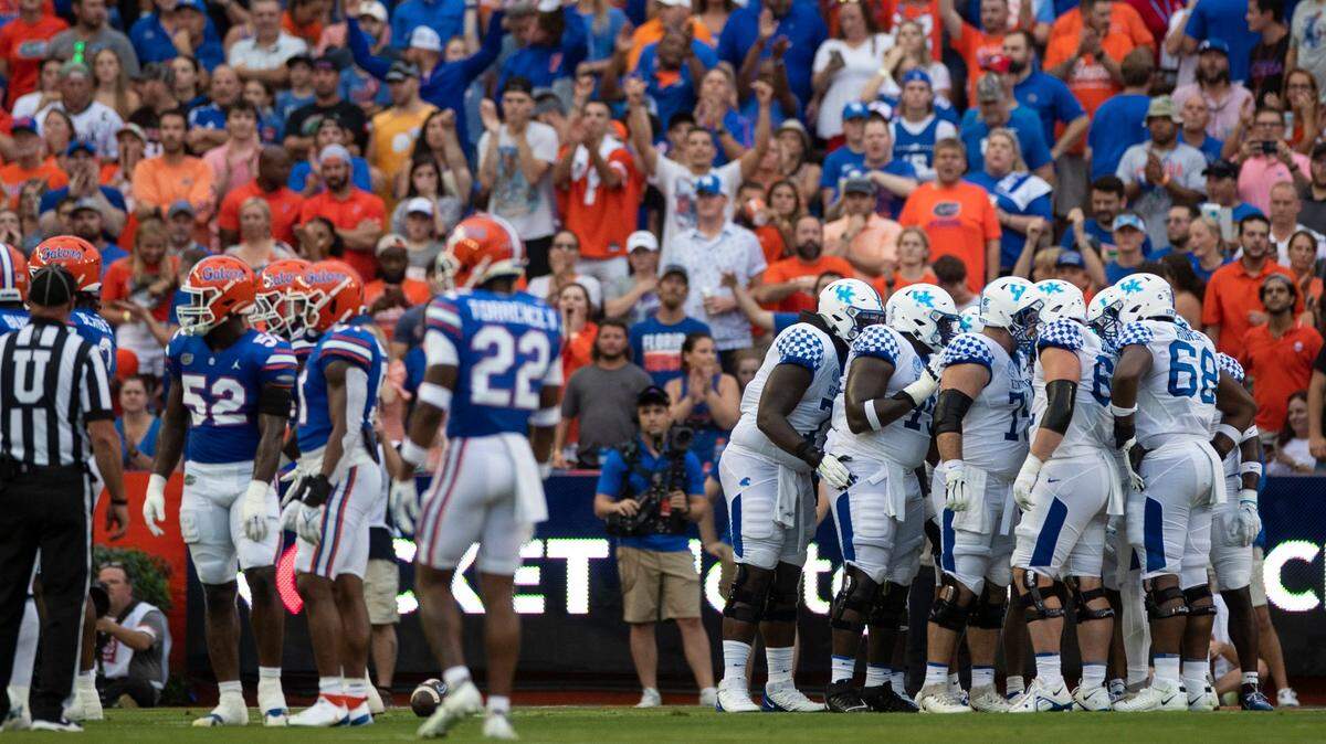 Final statistics from No. 20 Kentucky football’s 26-16 win at No. 12 Florida