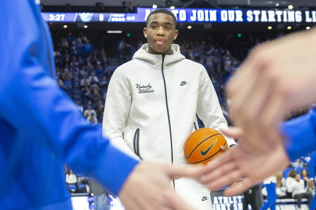 Kentucky forward Brandon Garrison missed Friday’s game against Georgia State.