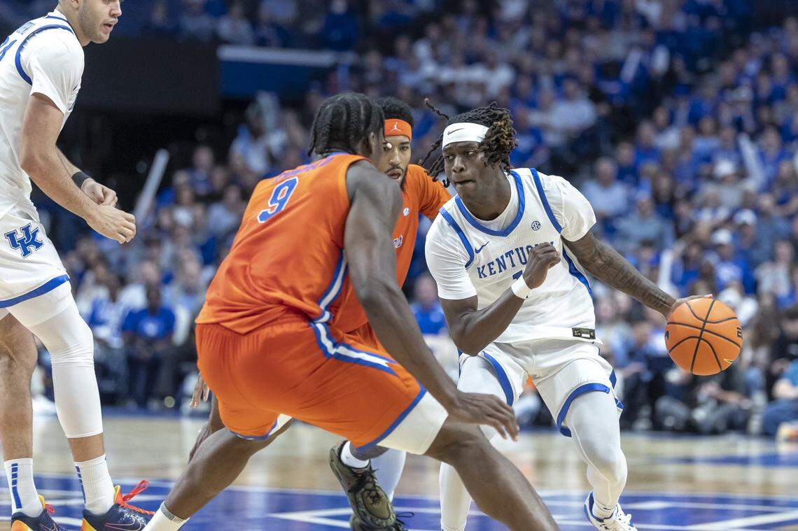 Kentucky basketball guard Denzel Aberdeen has played nearly 400 minutes over the Wildcats’ past 12 games.
