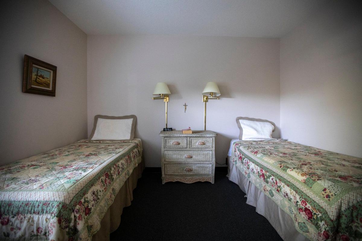 A guest room at the Cliffview Retreat and Conference Center in Garrard County, Ky. Photographed Friday, Nov. 8, 2019.