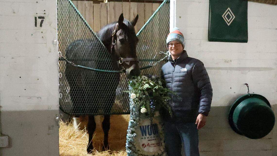 Riley Mott watched his dad win the Kentucky Derby. Now, he’s competing against him