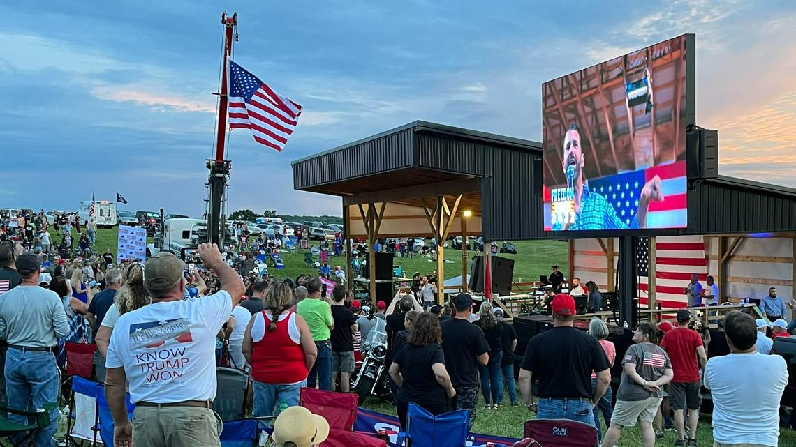 Donald Trump Jr., son of former President Donald Trump, spoke at Eric Deters’ Freedom Fest in Northern Kentucky on Saturday, Sept. 10, 2022, to a crowd of thousands.