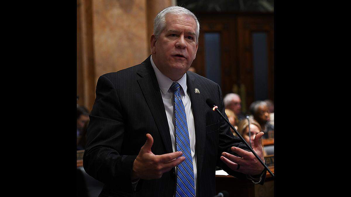 Rep. John Blanton, R-Salyersville, is the sponsor of a bill to make it illegal to interfere “with a legislative proceeding.”