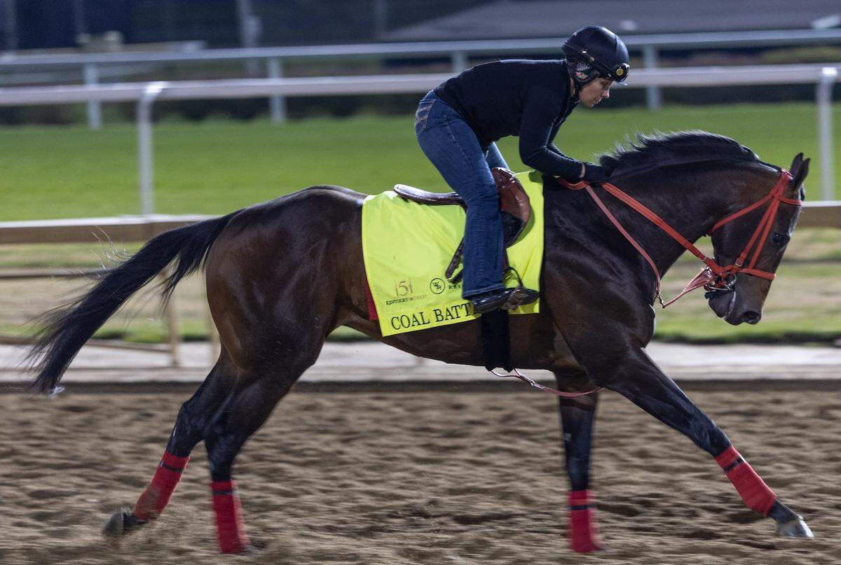 Kentucky Derby contender Coal Battle is trained by Lonnie Briley, who is saddling his first horse in the Run for the Roses.