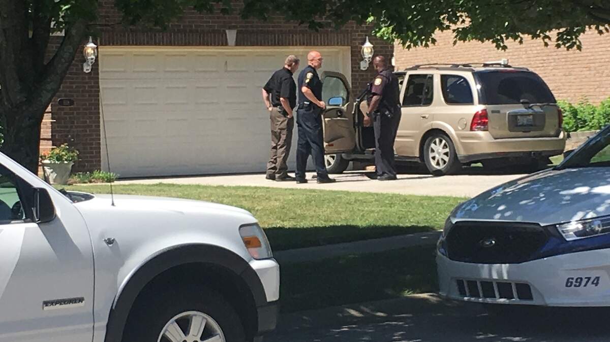 Lexington police investigated after a woman was reportedly robbed and stabbed on Brookgreen Lane Monday morning.