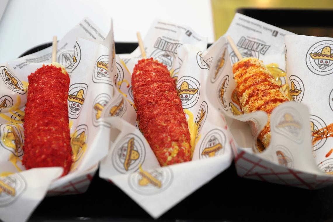 Elotes, also known as Mexican street corn, were popular items at Bandido Taqueria Mexicana.