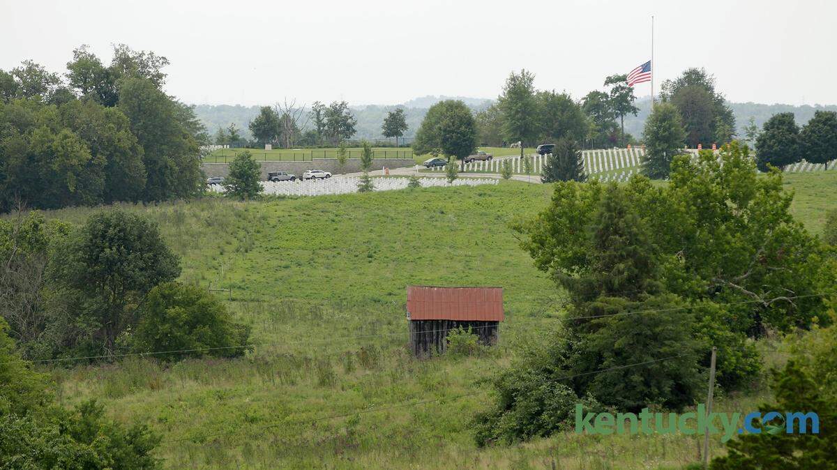 About 100 acres of private land between the Camp Nelson Civil War Heritage Park and the National Cemetery were recently   in Nicholasville, Ky., on Aug. 4, 2015. About 100 acres of adjacent property was acquired by the park from a neighbor. Photo by Pablo Alcala | Staff