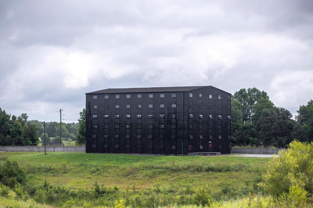 A warehouse filled with whiskey barrels at Maker’s Mark Distillery in Loretto, Ky. Its wheated bourbon aged at around six years but its Cellar Aged bottle is a new blend of 12-year-old and 11-year old bourbons.