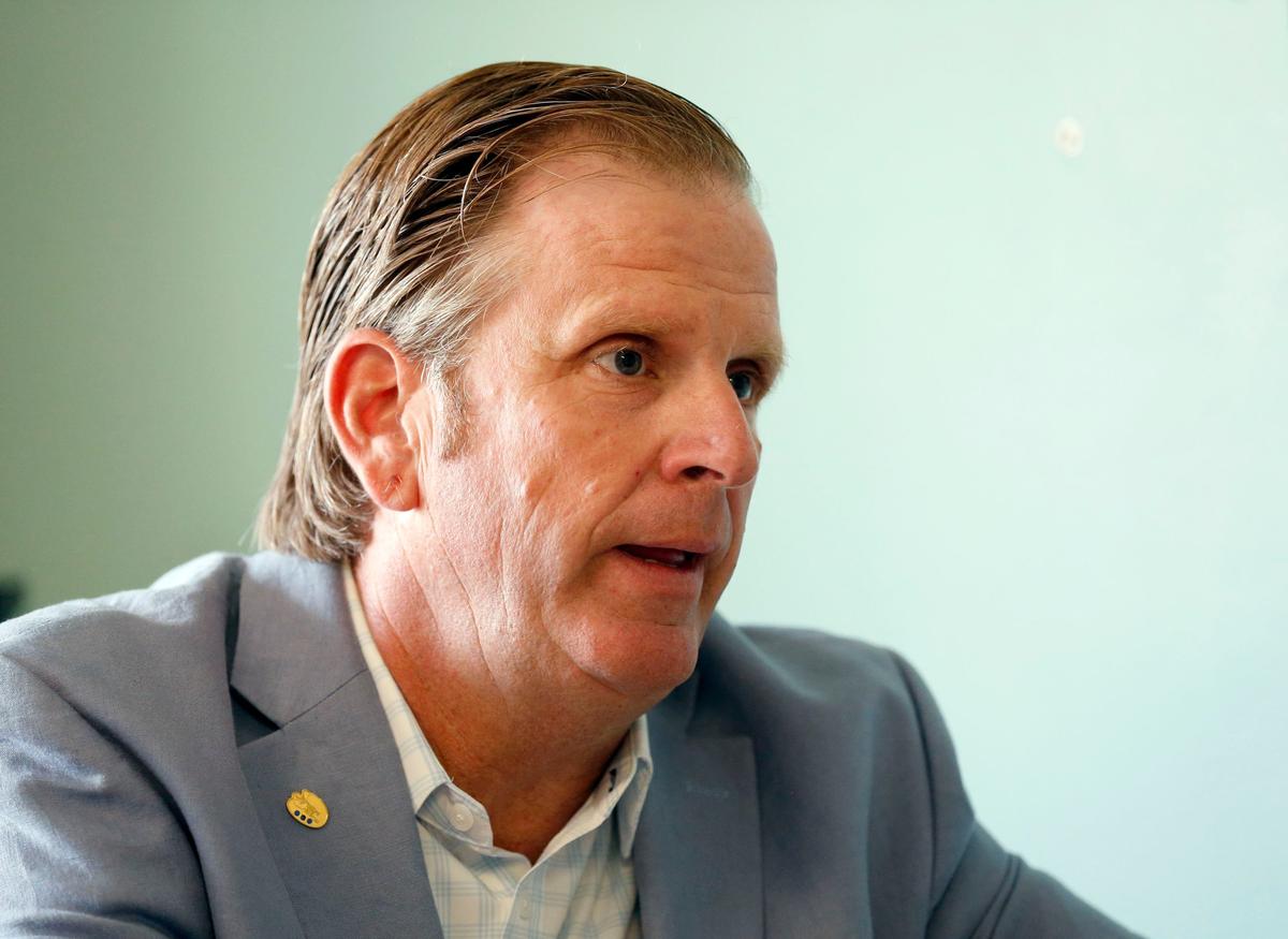 Signature Healthcare CEO and President Joe Steier was interviewed Wednesday morning at Harrodsburg Health & Rehabilitation Center, 853 Lexington Road in Harrodsburg, Ky. The nursing home is owned by Signature HealthCare of Louisville.