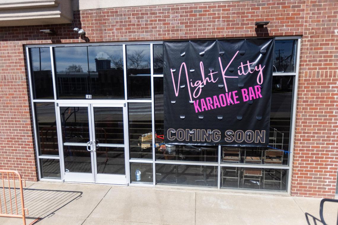 Night Kitty Karaoke Bar opening on South Broadway within The Lex. February 21, 2023.