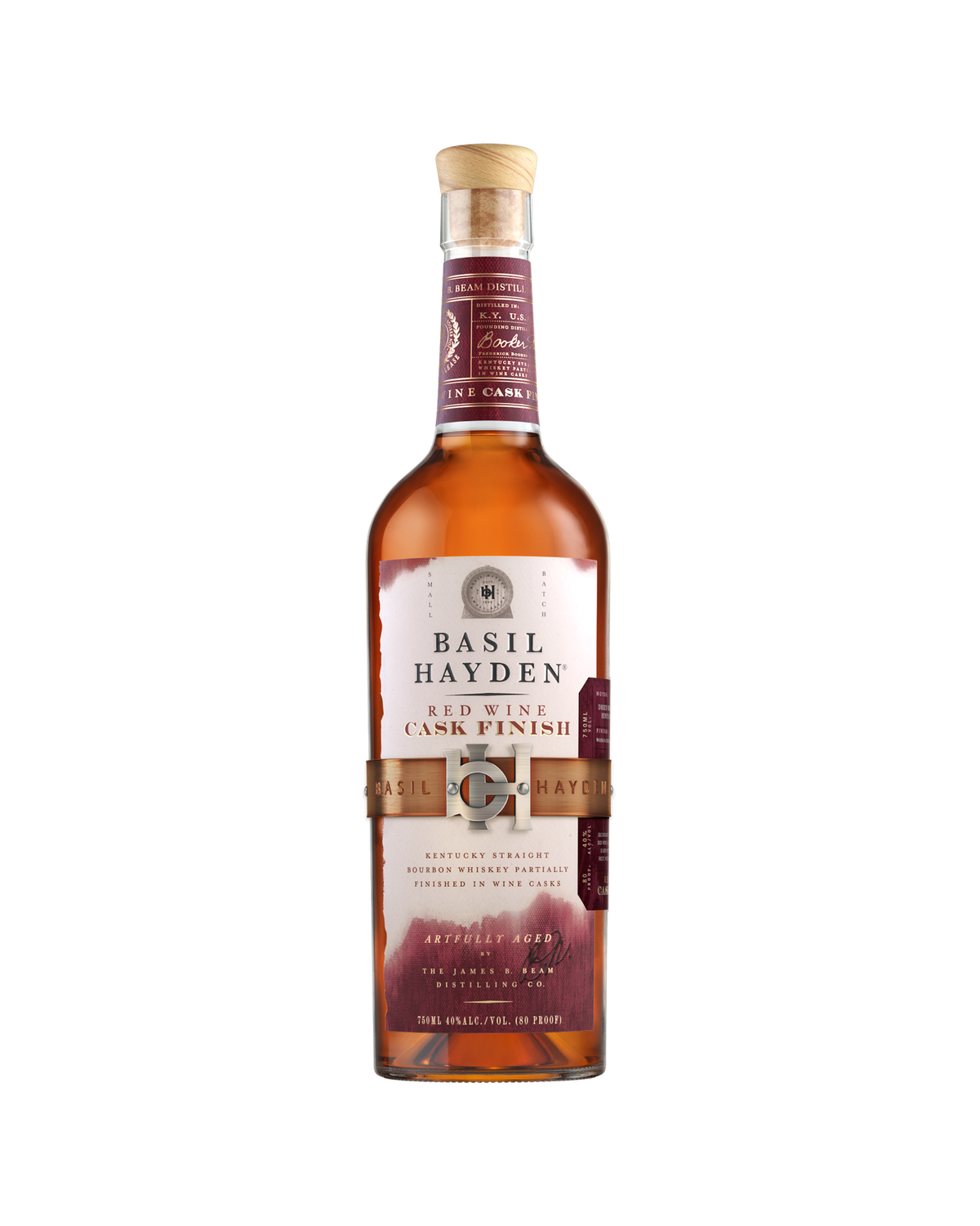 The new limited edition from Basil Hayden is a blend of the standard bourbon with some aged in California red wine casks.
