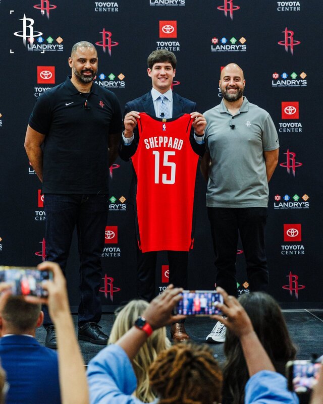 Rockets’ Reed Sheppard may be small but will always be tough ...