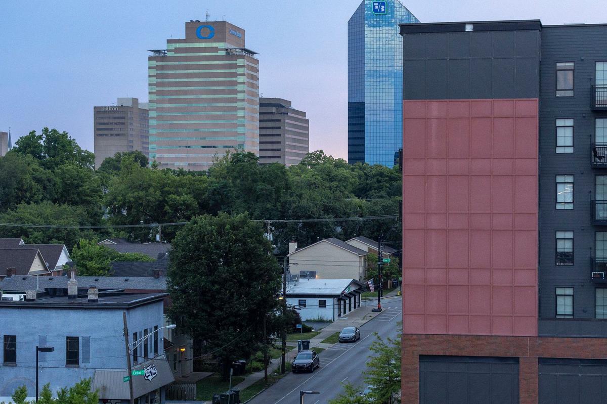 The South Hill neighborhood in Lexington, Ky., is photographed Wednesday, July 26, 2024.