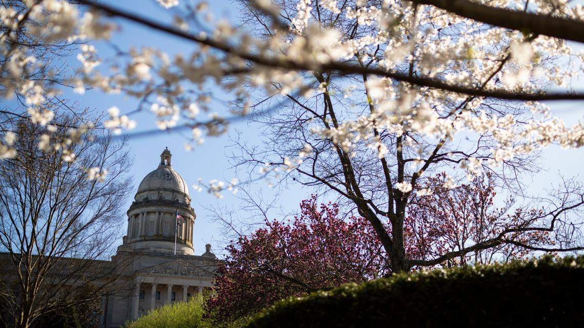 The Kentucky General Assembly meets on the final day of its 2021 legislative session on March 30, 2021 in Frankfort, Ky.