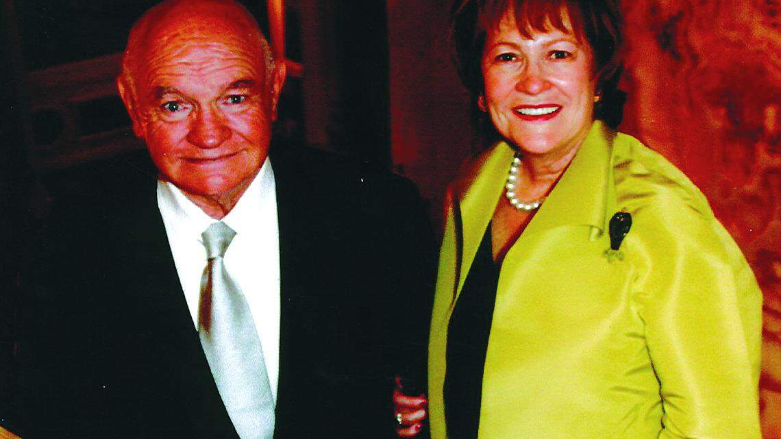 John and Donna Hall received the W.T. Young Lifetime Achievement Award on Thursday.