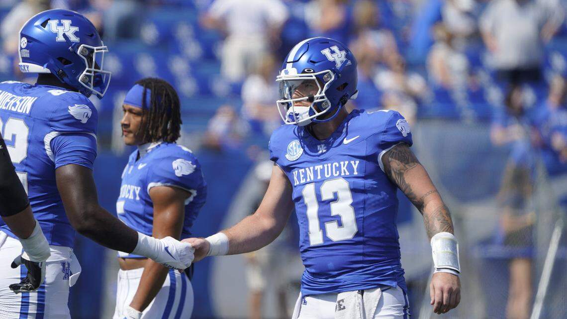 Watch: Transfer QB Devin Leary throws his first touchdown pass as a Kentucky Wildcat