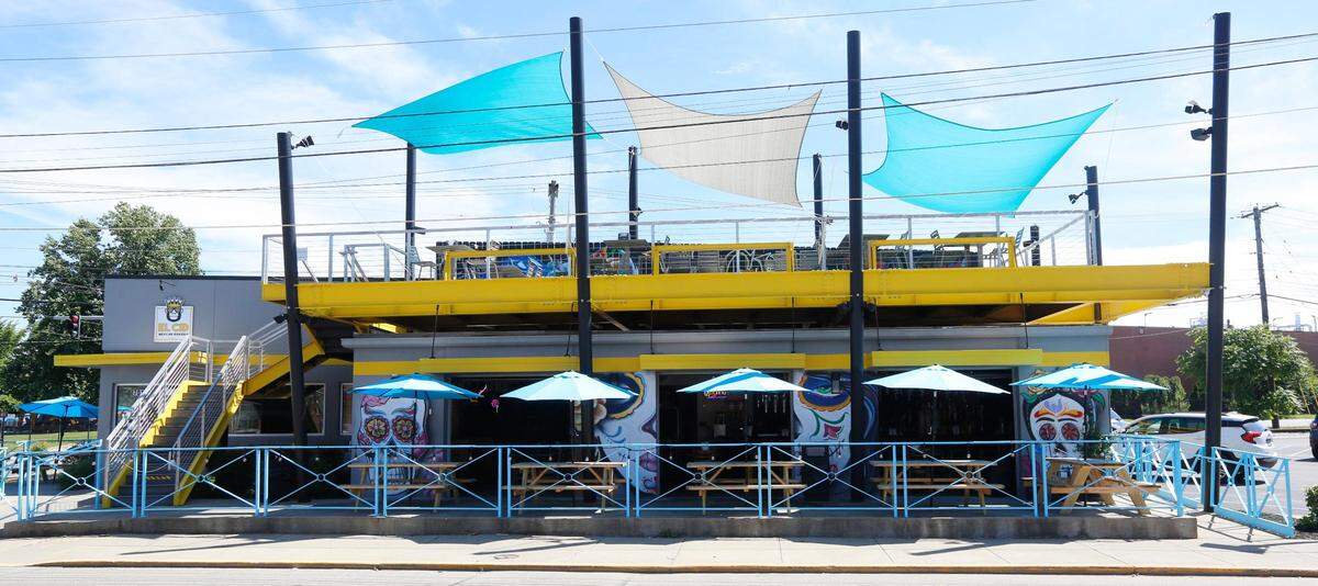 El Cid on Lexington’s National Avenue features lots of outside dining, including the rooftop.