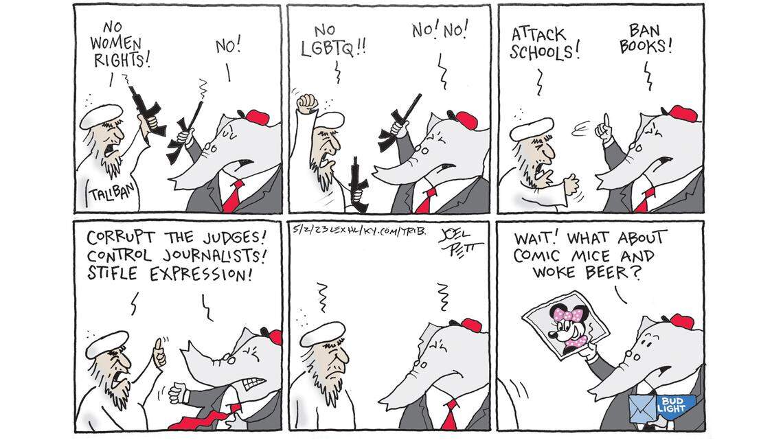 Joel Pett: Birds of a feather