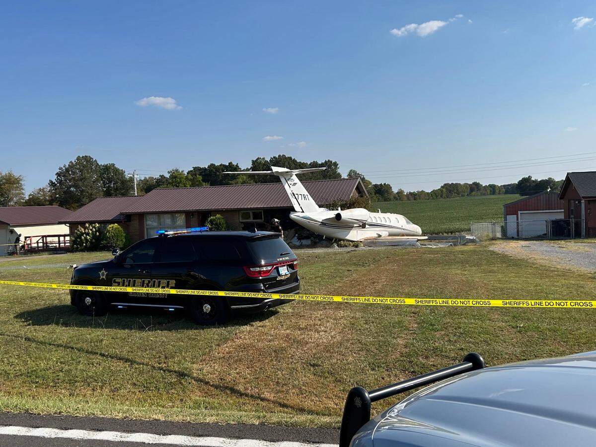 A plane crashed into a residence near the Mayfield Graves County Airport on Sept. 18, 2025.