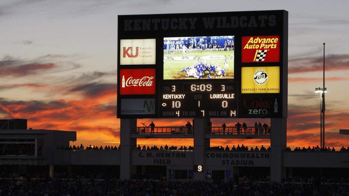 The University of Kentucky plans to replace both of its end-zone scoreboards before the start of the 2011 season.