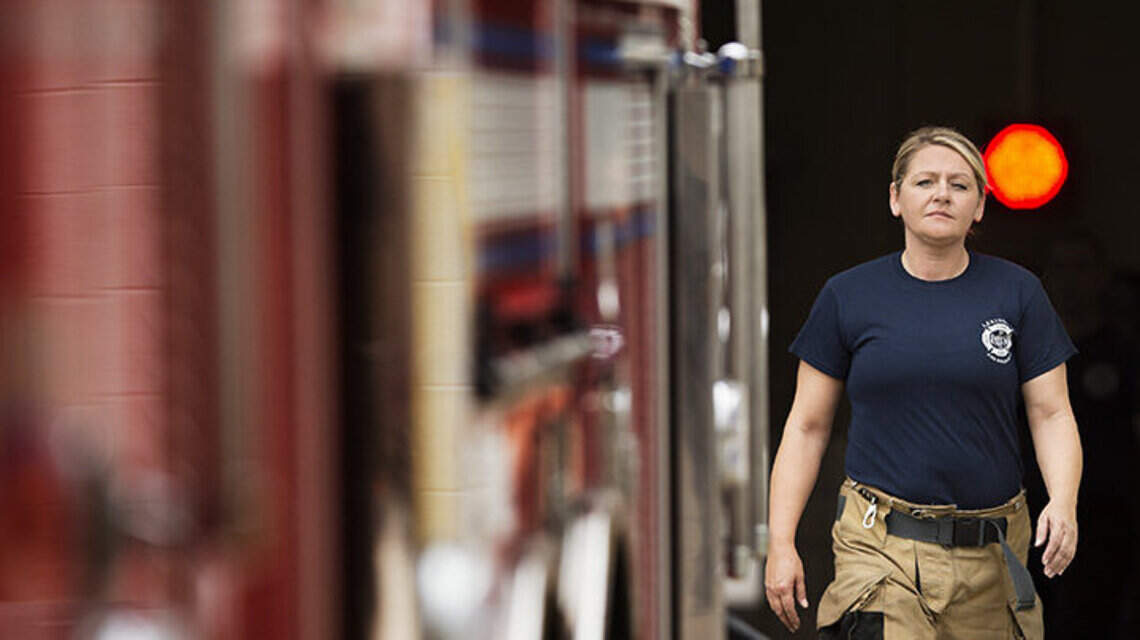 Wife, mother — and firefighter
